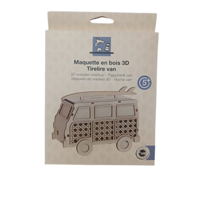 maquette van bois