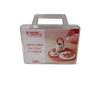 atelier fimo miniature graine creative tea time