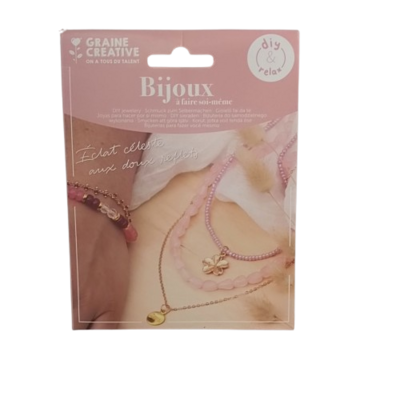 Kit bijoux quartz graine creative