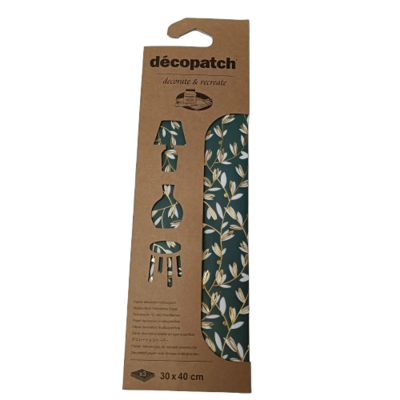 3 feuilles identiques foil 938 decopatch
