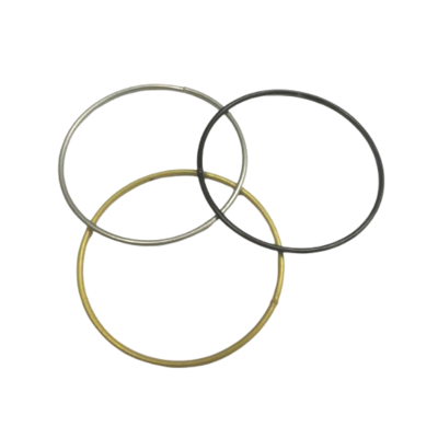 cercles nus doré noir argent
