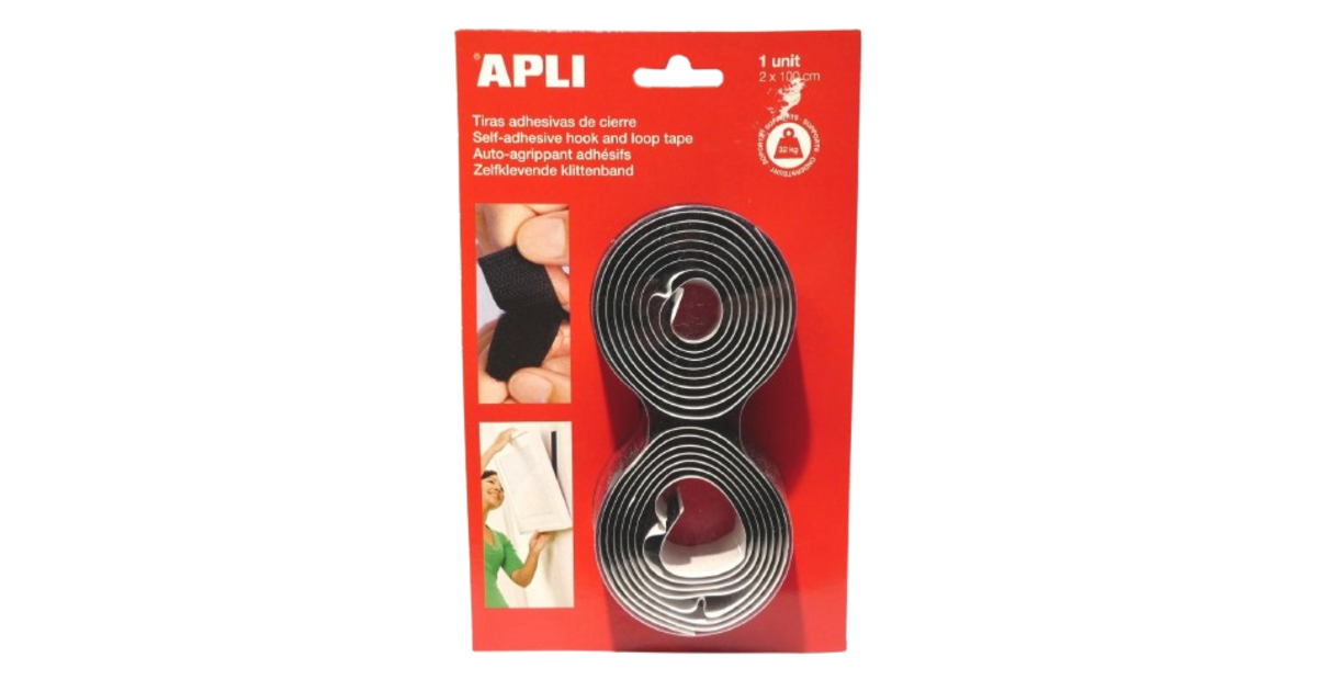 Bande Velcro Scratch 20 mm x1 m APLI