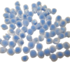 pompon bleu clair