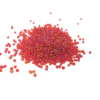 perles de rocaille 2 mm rouge rosé