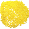perles de rocaille 2 mm jaunes