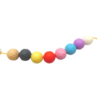 perles silicones rondes facettes