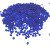 perles de rocailles 2 mm bleues