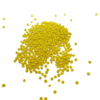 perles de rocailles 2 mm jaunes