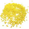 perles de rocailles 2 mm jaunes