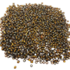 perles de rocailles 2 mm marrons