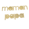 cadre papa ou maman en bois artemio