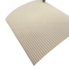 carton ondulé blanc