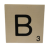 lettre scrabble B