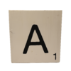 lettre scrabble A