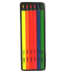 crayons de couleurs fluo apli