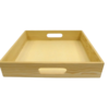plateau carré en bois