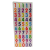 stickers chiffres colorés