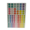 gommettes étoiles pastels