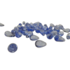 perles goutte bleu