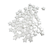 perles étoiles blanches