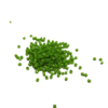 perles miyuki opaque vert