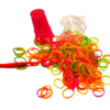 elastiques pour bracelets rico design fluo