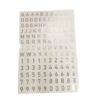 tickers alphabet argenté kit creation