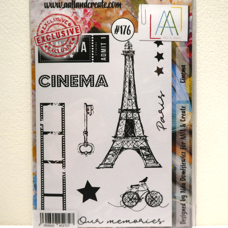 4 Tampons - Thème "Petits Momts De Bonheur" Pour Le Scrapbooking Et