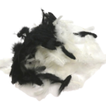 mélanges plumes noir blanche rayher