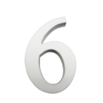 chiffre decopatch 12 cm 6