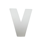 Lettre decopatch 12 cm v