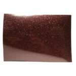thermocollant flex marron pailleté