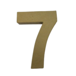 chiffre papier mâché 7