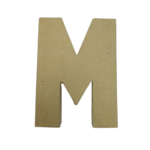 lettre papier mâché 20 cm M