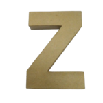 lettre papier mâché 20 cm Z