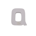 lettre decopatch 12 cm q