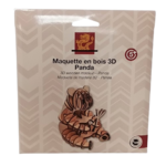 Maquette panda en bois