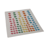 stickers ronds plats