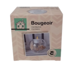 bougeoir en verre