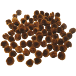 pompons marron