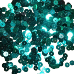 sequin rond bleu