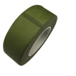 crepon floral vert 25 mm