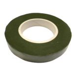 crepon floral vert 13 mm