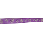ruban violet chaussons