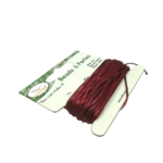fil coton ciré 1 mm bordeaux