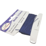 fil polyester 0.5 mm bleu marine