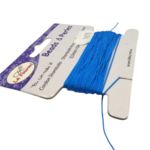 fil polyester 0.5 mm bleu