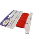 fil polyester 0.5 mm rouge