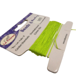 fil polyester 0.5 mm vert anis