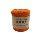 coton macramé 1 mm orange